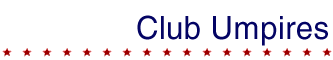 USATT Club Umpires Page
